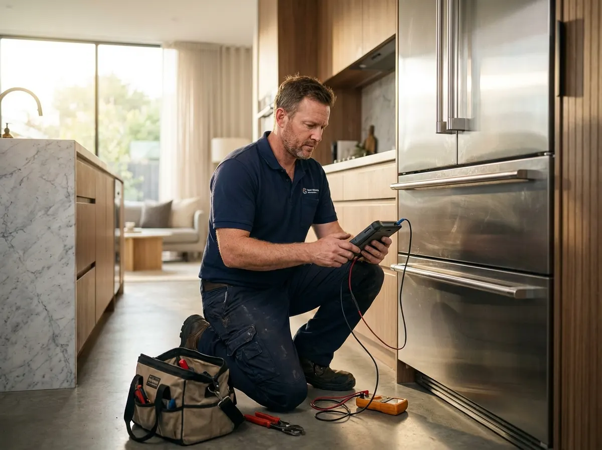 Sub-Zero repair technician from Palisades Appliance Care in Pacific Palisades